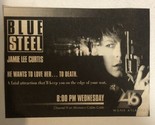 Blue Steel Tv Guide Print Ad Jamie Lee Curtis TPA17 - $5.93