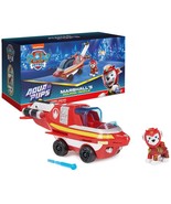 Paw Patrol Aqua Pups Marshall Transforming Dolphin Vehicle with Collecti... - £20.33 GBP