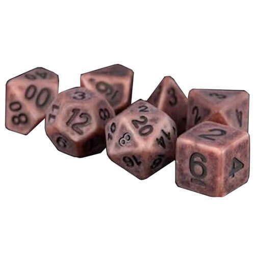 MDG Polyhedral Resin Dice Set - Ancient Copper - $26.94