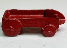 REPLACEMENT Red Cast Iron Wagon for Amish Couple Boy and Girl WAGON ONLY... - $8.99