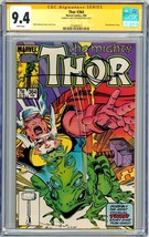 Thor #364 CGC SS 9.4 SIGNED Walt Simonson Cover Story &amp; Art 1st Throg Th... - $138.59