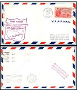 1960 US First Flight Cover - Jet Mail Service, Omaha, Nebraska to Chicag... - $2.96