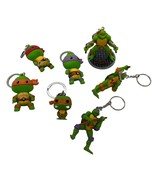 TMNT Teenage Mutant Ninja Turtles Set of 7 Keychains - £26.39 GBP