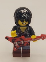 Lego Minifigures Series 12 Rock Star Rocker Guitarist 71007 C0214 - £4.72 GBP