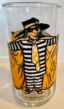 McDonalds Collector Series Drinking Glass ~ HAMBURGLAR ~ Vintage Mid 1970's - $9.94