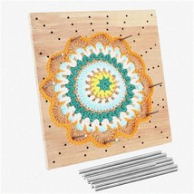 Stainless Squares Knit Blocker - Premium Wood Crochet Blocking Board Set for Gra - $68.26