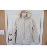 American Eagle Outfitters Lined Jacket Off White w/ Yellow Liner Size M ... - $33.25