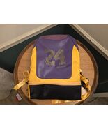  Basketball Lakers Kobe Bryant 24 Mamba Backpack Purple Yellow - $1,982.06 MXN