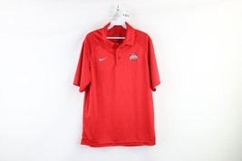 Vintage Nike Mens Small Spell Out Ohio State University Collared Polo Sh... - $24.70
