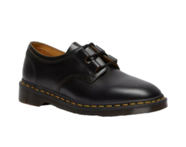 Dr Martens Men&#39;s 1461 Ghillie Leather Oxford Dress Shoes Smooth Black Size 14 - £96.65 GBP