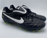 Nike Tiempo Legend lll FG Black boots Cleats 366201 017 Men’s Size 14 - £251.68 GBP