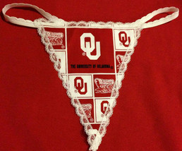 New Womens UNIVERSITY OF OKLAHOMA College Gstring Thong Lingerie Panties... - £14.88 GBP