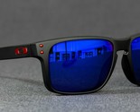 Oakley Holbrook Sunglasses OO9102-36 Matte Black W/ Positive Red Iridium... - £73.94 GBP
