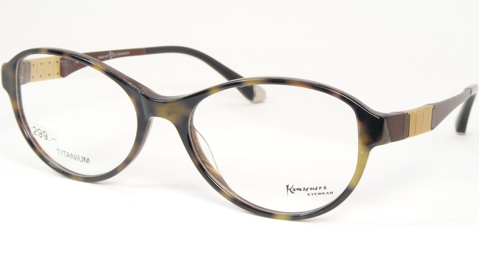 Kamasutra KS-4210-03 Tortoise UNIQUE RARE EYEGLASSES GLASSES FRAME 53-17... - $157.51