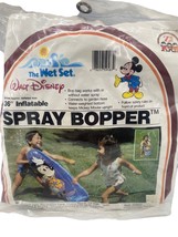 Vintage 1986 Intex Inflatable 36&quot; MICKEY MOUSE Spray Bopper Water Hose Sprayer - £39.56 GBP