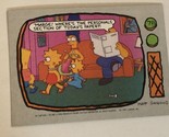 The Simpson’s Trading Card 1990 #78 Homer Marge Bart Maggie &amp; Lisa Simpson - £1.54 GBP