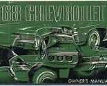 1968 Chevrolet Owners Manual &amp; Maintenance Instructions - $13.86