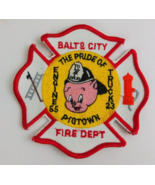 Balto City Fire Dept The Pride Of Pigtown Engine 65 Truck 23 Patch 4.25&quot; - $9.69
