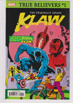 True Believers Criminally Insane Klaw #1 (Marvel 2020) &quot;New Unread&quot; - £2.31 GBP