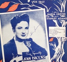 1934 Fox Trot Sheet Music Jazz What A Diff&#39;rence A Day Made Joan Brooks ... - £49.07 GBP