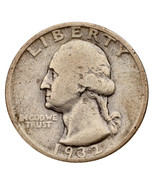 1932-S Silver Washington Quarter 25C (Fine, F Condition) Nice Detail - $142.15 CAD