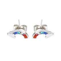 Women Fashion Jewelry Gifts Party Ear Stud Piercing Earring Earrings Zircon Inla - £7.92 GBP