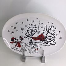 Disney Mickey &amp; Minnie Mouse Pluto Pulling Sleigh Winter Christmas New - $531.54 MXN