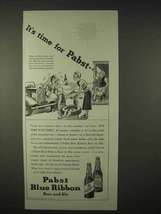 1935 Pabst Blue Ribbon Beer, Ale Ad - £14.73 GBP