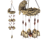 Bird Nest Wind Chime with 12 Wind Bells  - £25.34 GBP