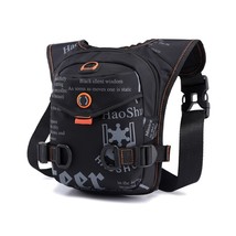 Waist Pack Hip Leg Bag for Men Motorcycle Waterproof Nylon Male Rider Messenger  - £21.02 GBP