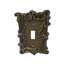 Vintage Edmar 60T Ornate Rose Gold Metal Light Switch Plate Cover  - £10.77 GBP