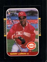 1987 Donruss #492 Barry Larkin Nm (Rc) Reds Hof Id: 249681 - £7.65 GBP