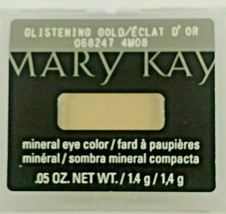 Mary Kay Glistening Gold Mineral Eye Shadow Single Retired - £7.58 GBP