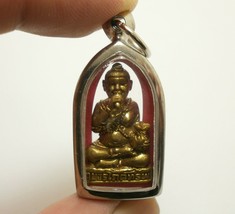 Guman Kuman Thong Luke Grog Magic Spirit Lucky Rich Gamble Thai Amulet Pendant - £27.45 GBP