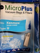 Kenmore Vacuum Bags MicroPlus filtration by Green Klean - £5.38 GBP