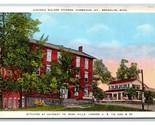 Walker Tavern Brooklyn Michigan MI UNP Linen Postcard F21 - $2.92