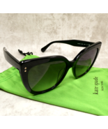 Kate Spade Gloss Black Oversized Cat Eye Sunglasses - Kiyanna/S 8079O 55... - $57.37
