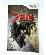 The Legend Of Zelda Twilight Princess Instruction MANUAL Wii Book Only - £9.32 GBP