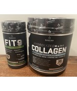 SASCHA FITNESS Hydrolyzed Multi Collagen Peptides &amp; FIT 9 - $98.97