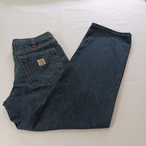 Carhartt BD1484-M Relaxed Fit Jeans Men’s Blue Cotton Blend Jeans Size (32×30) image 2