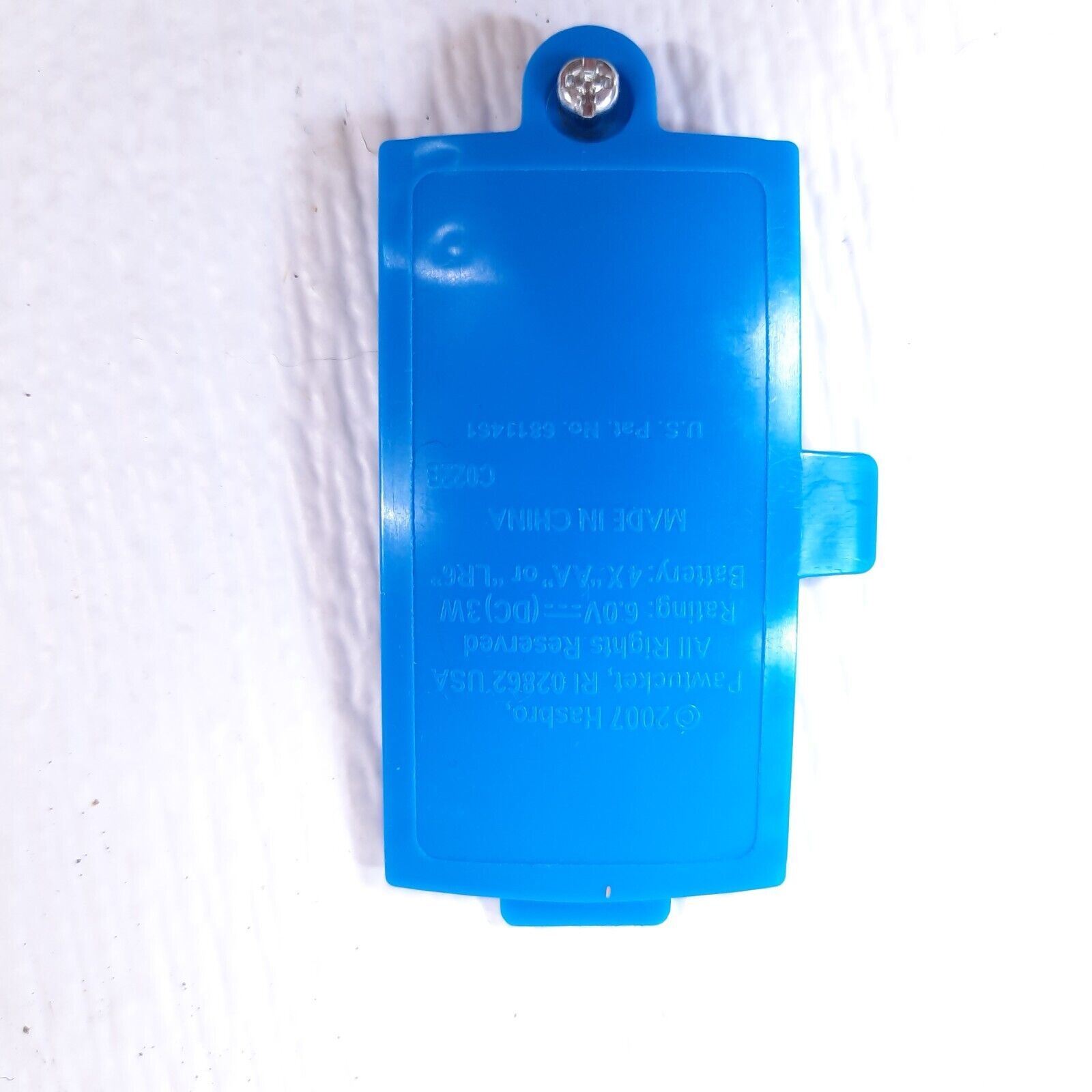 Hasbro Fur Real Friends Squawkers McCaw Parrot blue Battery pack cover PART ONLY - $22.00
