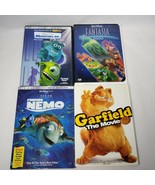Lot of 4 Disney Pixar DVD Movie Finding Nemo Monsters Inc Fantasia 2000 ... - £15.94 GBP