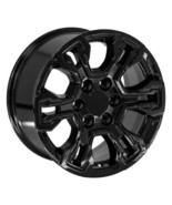 GMC 20&quot; Gloss Black ZR2 Style Split Spoke Wheel Rims For 2000-25 Sierra ... - $1,479.41 CAD