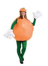 Orange Adult Costume Women Men Smock Food Fruit Halloween Party Unique PA9508 - £50.59 GBP