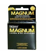 Trojan Condom Magnum Large Size Lubricated 3 Pack - $16.23 CAD