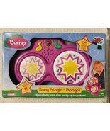 Playskool Barney SONG MAGIC BONGOS - Plays Theme Song &amp; 10 Others, NEW I... - $34.64