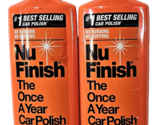 2 Pack Nu Finish Once A Year Car Automobile Polish Shine No Rub Or Buff ... - $33.99