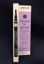 Absolute New York Design N&#39; Define ABLL03 Calligraphy Liquid Liner Black - £2.36 GBP