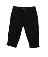 Women Capri Rich Look Woman Black Capri W/ SIde Infinity Design Size L - $225.99 MXN