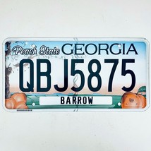  United States Georgia Barrow County Passenger License Plate QBJ5875 - £13.12 GBP